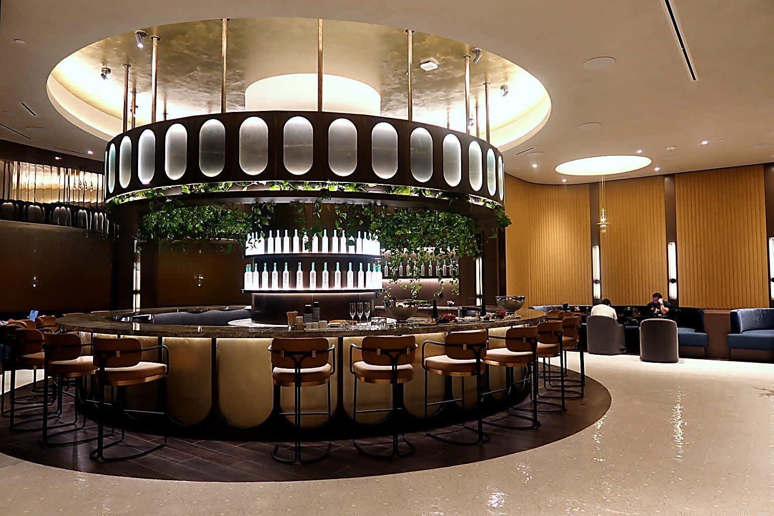 Luxury lounge and bar atmosphere
