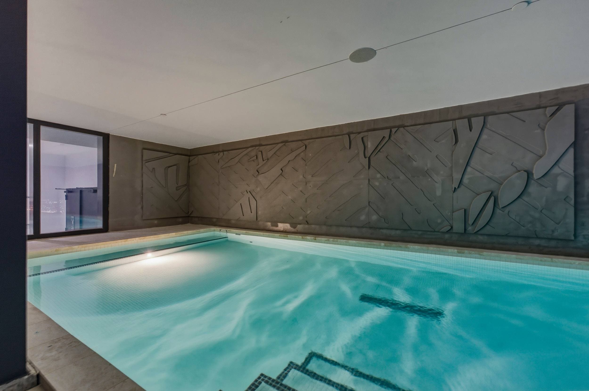 Relax by the pool.