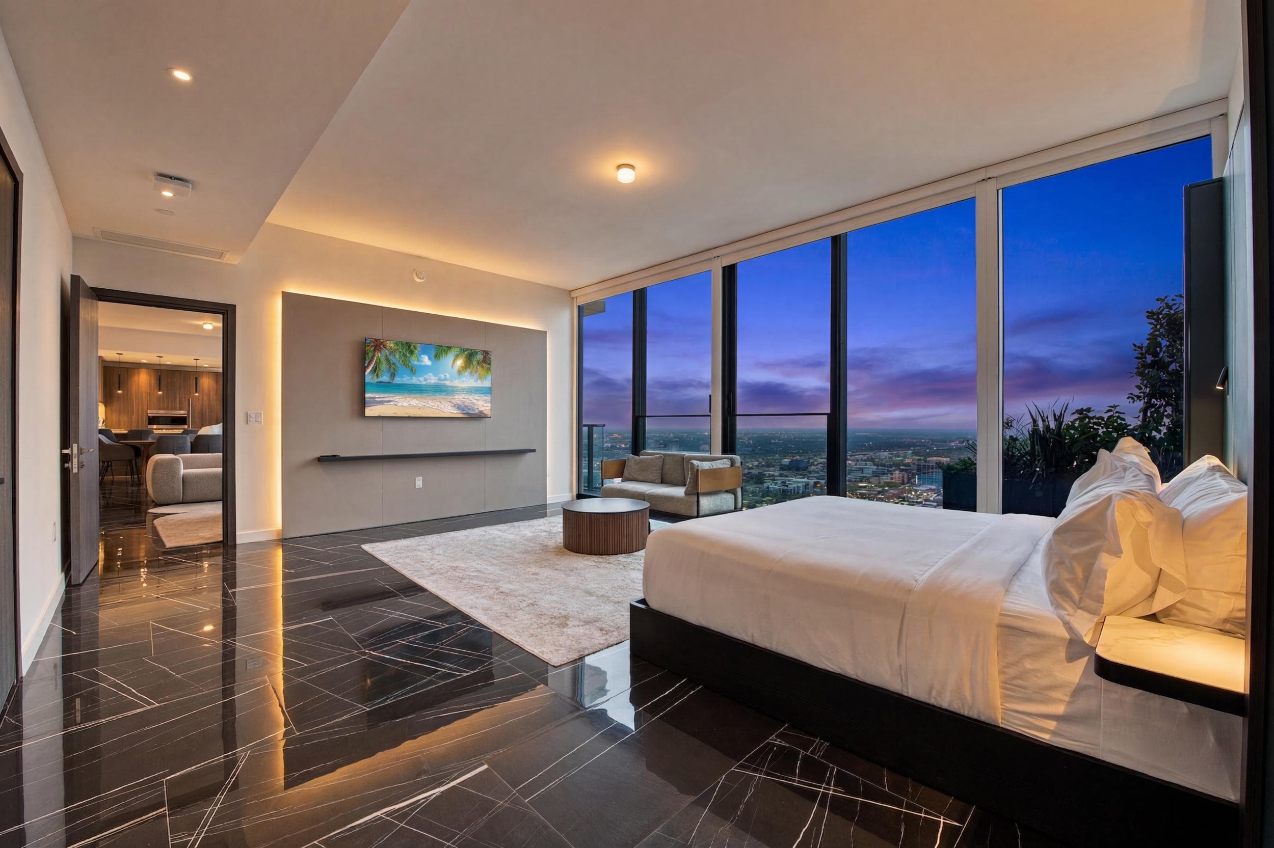Luxury Sky Penthouse with Ocean & City Views