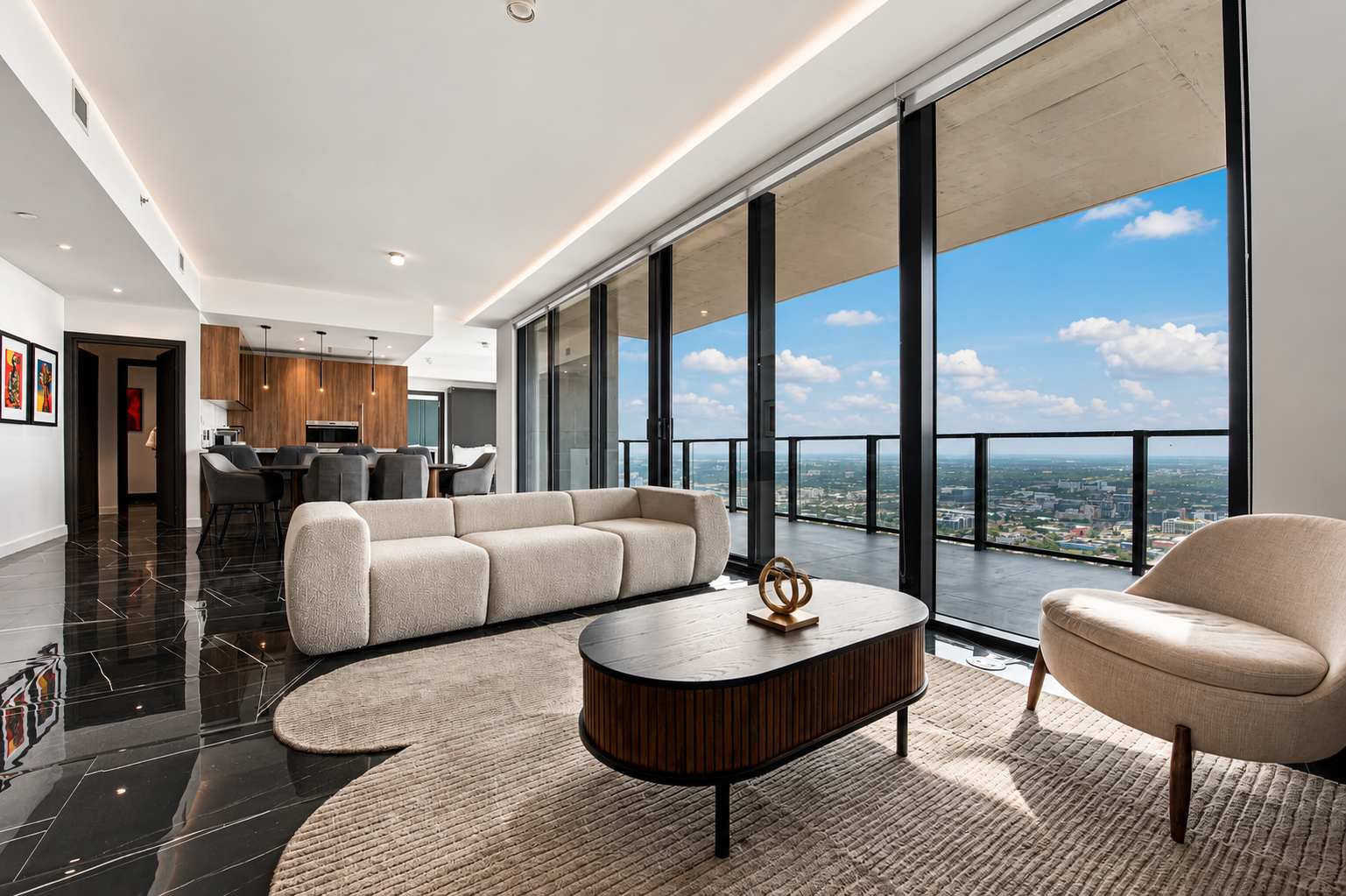 Luxury Sky Penthouse with Ocean & City Views