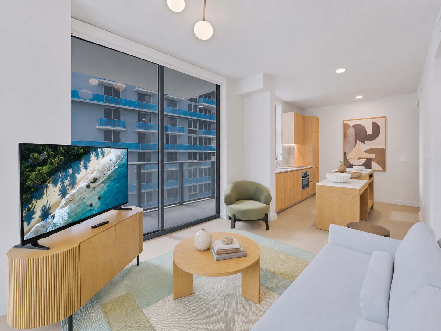 Modern Downtown Miami Retreat with Private Balcony