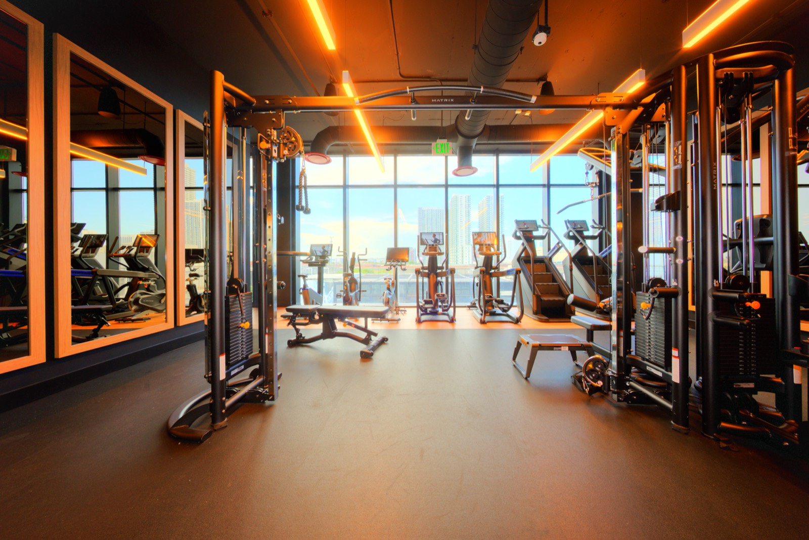 Fitness center at E11EVEN Hotel, Downtown