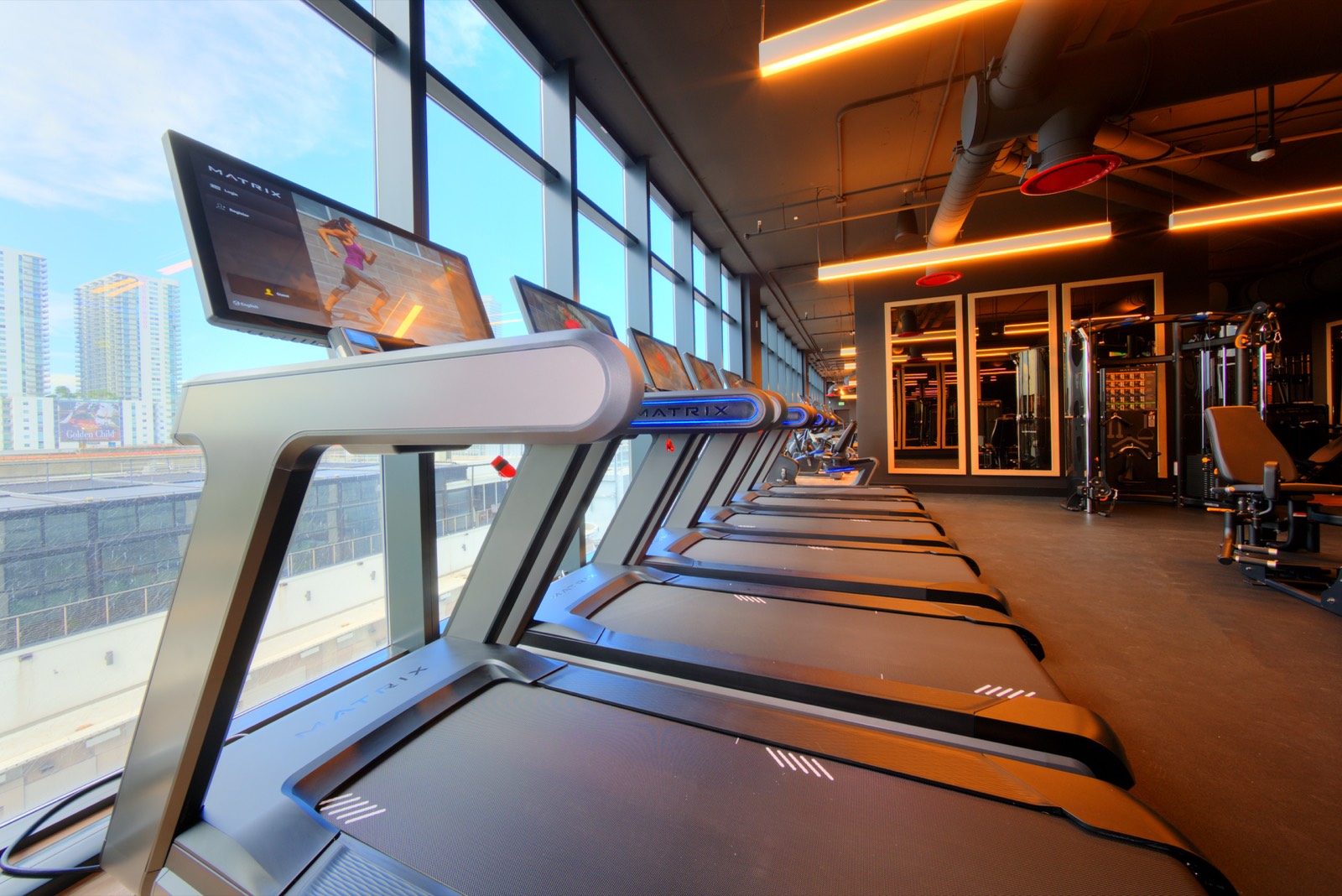 Cardio row at E11EVEN Hotel, Downtown