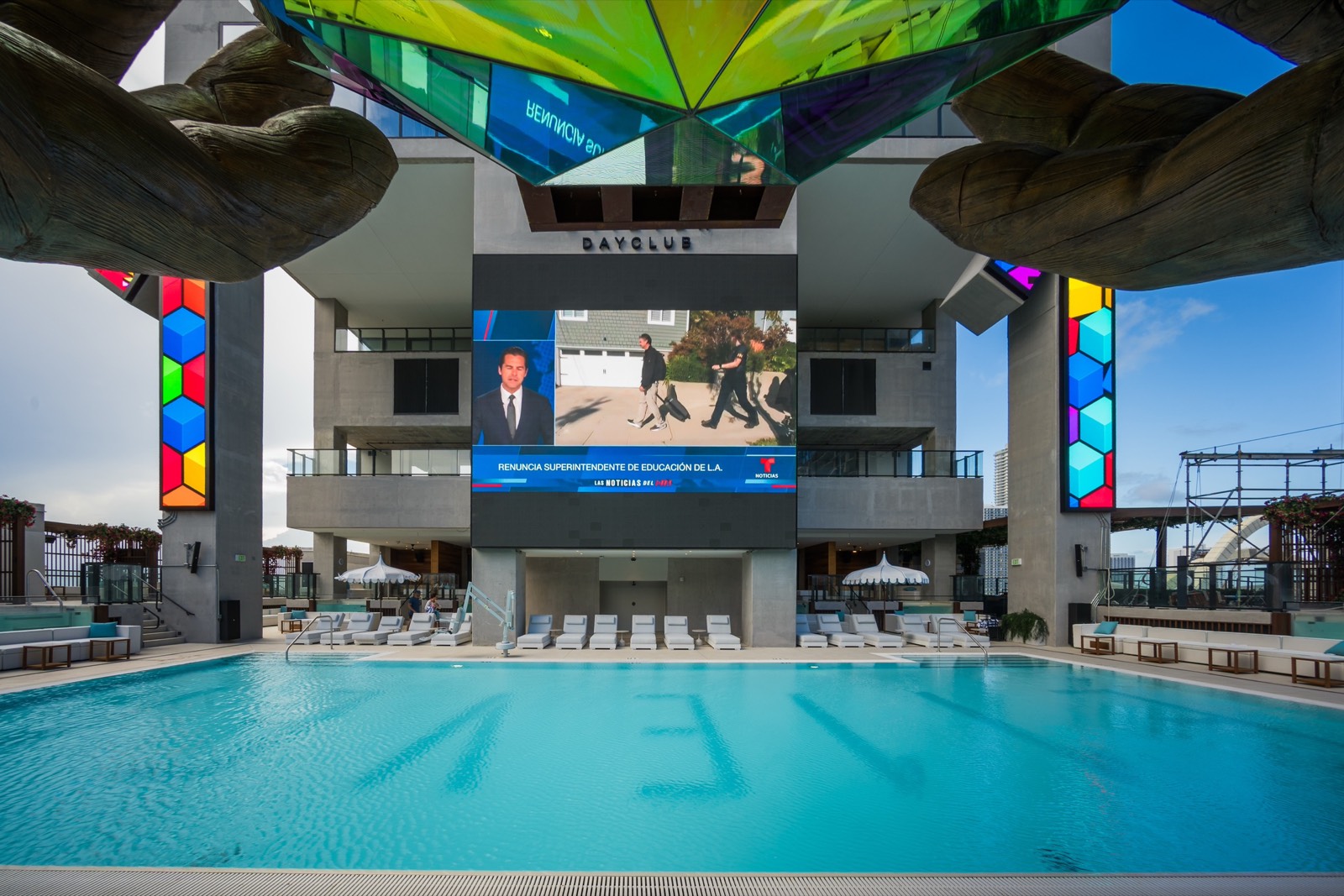 Dayclub pool at E11EVEN Hotel, Downtown
