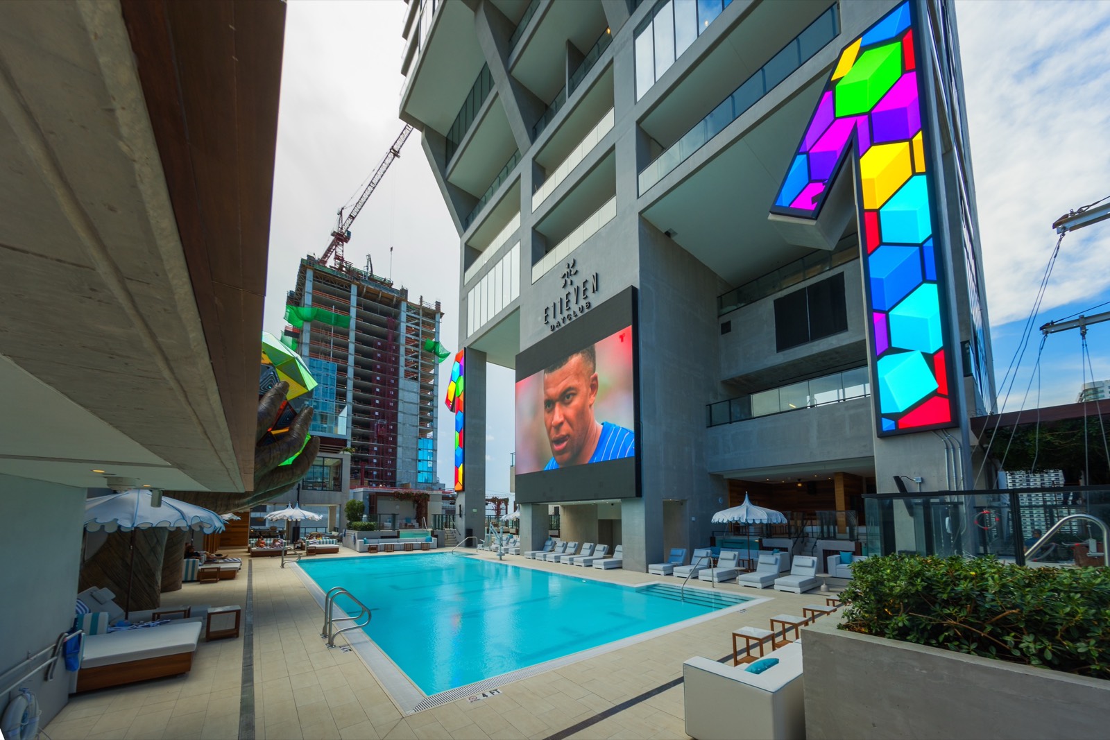 Resort pool at E11EVEN Hotel, Downtown